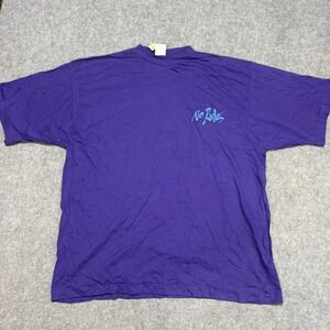 Vintage No Rules T-Shirt Mens XL Purple Graphic World Needs Me Skate Streetwear